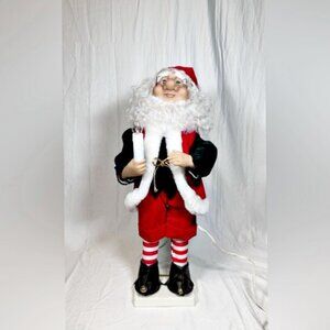 Vintage Telco 23" Animated Lighted Candle Motionettes Christmas Workshop Elf